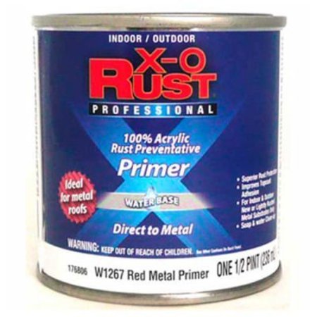 X-O Rust Anti-Rust Enamel, Red Metal Primer, 1/2-Pint - 176806 -  GENERAL PAINT AND MFG